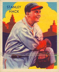 1934-36 National Chicle Diamond Stars (R327) #107 Stan Hack Front