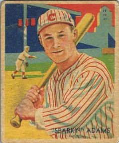 1934-36 National Chicle Diamond Stars (R327) #24 Sparky Adams Front