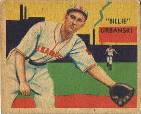 1934-36 National Chicle Diamond Stars (R327) #37 Billy Urbanski Front