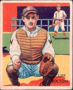 1934-36 National Chicle Diamond Stars (R327) #47 Cliff Bolton Front