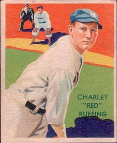 1934-36 National Chicle Diamond Stars (R327) #60 Red Ruffing Front