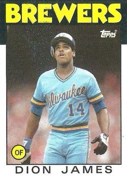 1986 Topps #76 Dion James Front