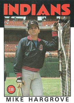 1986 Topps #136 Mike Hargrove Front