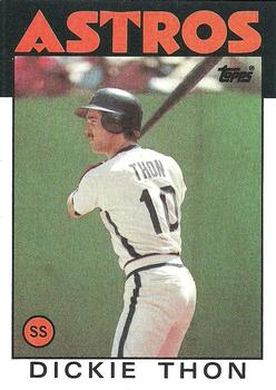 1986 Topps #166 Dickie Thon Front