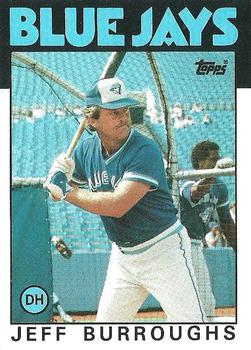 1986 Topps #168 Jeff Burroughs Front