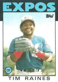 1986 Topps #280 Tim Raines Front