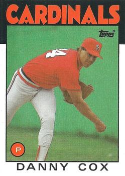 1986 Topps #294 Danny Cox Front