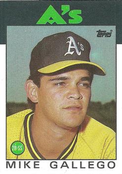 1986 Topps #304 Mike Gallego Front
