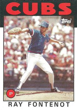 1986 Topps #308 Ray Fontenot Front