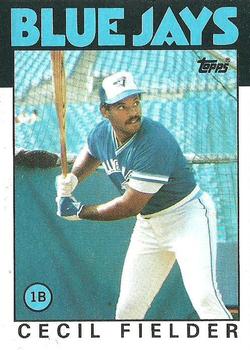 1986 Topps #386 Cecil Fielder Front