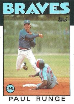 1986 Topps #409 Paul Runge Front
