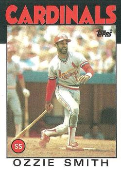 1986 Topps #730 Ozzie Smith Front