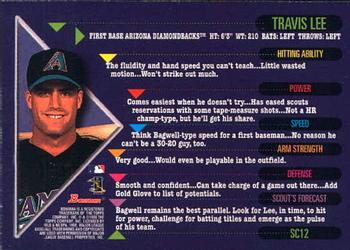 1998 Bowman - Scout's Choice #SC12 Travis Lee Back