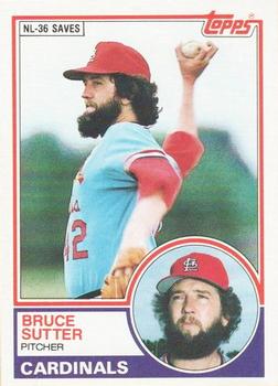 1983 Topps - 1982 League Leaders #NNO Bruce Sutter Front