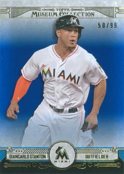 2015 Topps Museum Collection - Blue #23 Giancarlo Stanton Front