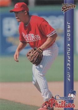 1999 Multi-Ad Clearwater Phillies #8 Jason Knupfer Front