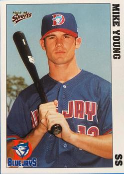 1999 Multi-Ad Dunedin Blue Jays #26 Mike Young Front
