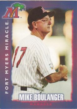 1999 Fort Myers Miracle #NNO Mike Boulanger Front