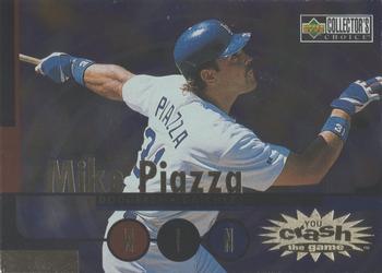 1998 Collector's Choice - You Crash the Game Exchange #CG25 Mike Piazza Front