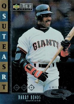1998 Collector's Choice - StarQuest Triple #SQ15 Barry Bonds Front