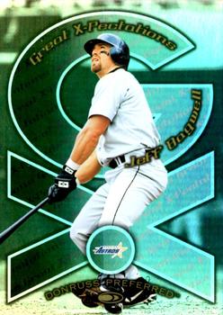 1998 Donruss Preferred - Great X-Pectations #1 Jeff Bagwell / Travis Lee Front