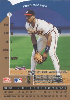 1998 Donruss Preferred - Seating #54 Fred McGriff Back