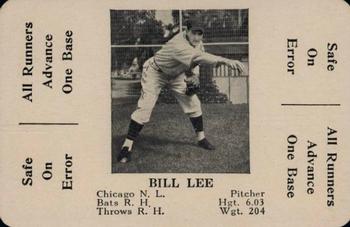 1936 S&S Games The National Game #NNO Bill Lee Front