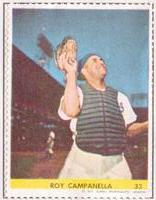 1949 Eureka Sportstamps #33 Roy Campanella Front