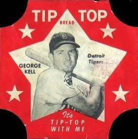 1952 Tip Top Bread Labels #NNO George Kell Front