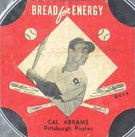 1953 Northland Bread Labels #NNO Cal Abrams Front