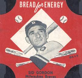 1953 Northland Bread Labels #NNO Sid Gordon Front