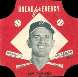 1953 Northland Bread Labels #NNO Mel Parnell Front