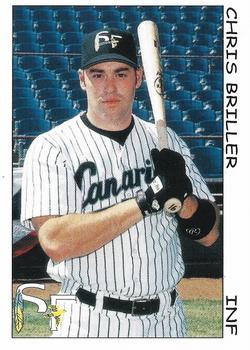 1999 Multi-Ad Sioux Falls Canaries #NNO Chris Briller Front