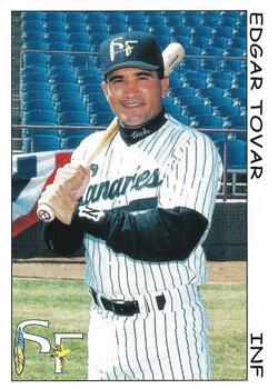 1999 Multi-Ad Sioux Falls Canaries #NNO Edgar Tovar Front
