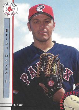 1999 Blueline Pawtucket Red Sox #10 Brian Daubach Front