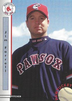 1999 Blueline Pawtucket Red Sox #12 Jim Farrell Front