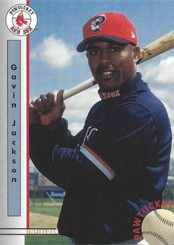 1999 Blueline Pawtucket Red Sox #19 Gavin Jackson Front