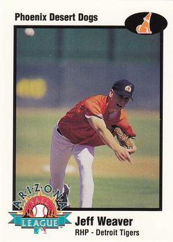 1998 Arizona Fall League Prospects #4 Jeff Weaver Front