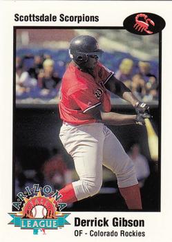 1998 Arizona Fall League Prospects #24 Derrick Gibson Front