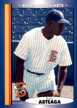 1998 Blueline Q-Cards Binghamton Mets #6 Ivan Arteaga Front