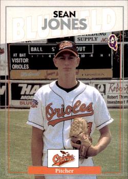 1998 Blueline Q-Cards Bluefield Orioles #28 Sean Jones Front