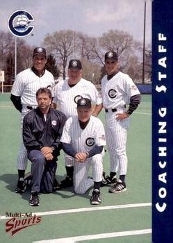 1998 Multi-Ad Columbus Clippers #3 Coaches Card Front