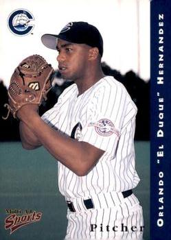 1998 Multi-Ad Columbus Clippers #15 Orlando Hernandez Front