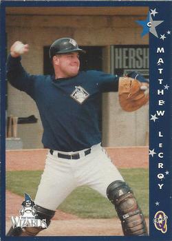 1998 Blueline Q-Cards Fort Wayne Wizards #4 Matthew LeCroy Front