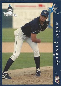1998 Blueline Q-Cards Fort Wayne Wizards #18 Jake Jacobs Front
