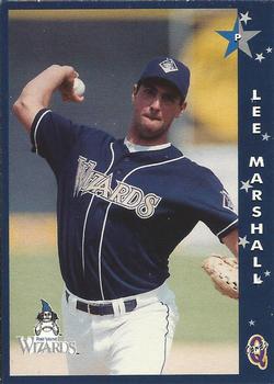 1998 Blueline Q-Cards Fort Wayne Wizards #20 Lee Marshall Front