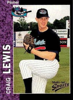 1998 Multi-Ad Greensboro Bats #8 Craig Lewis Front