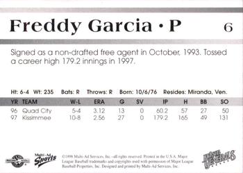 1998 Multi-Ad Jackson Generals #6 Freddy Garcia Back