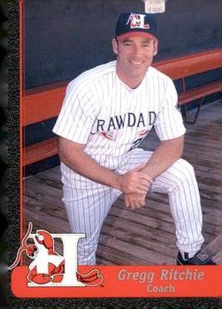 1998 OSP Sports Hickory Crawdads #3 Gregg Ritchie Front
