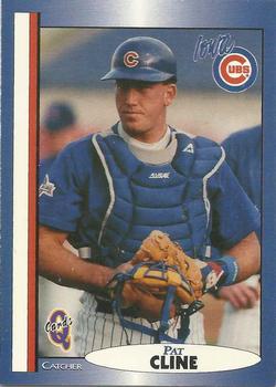 1998 Blueline Q-Cards Iowa Cubs #7 Pat Cline Front